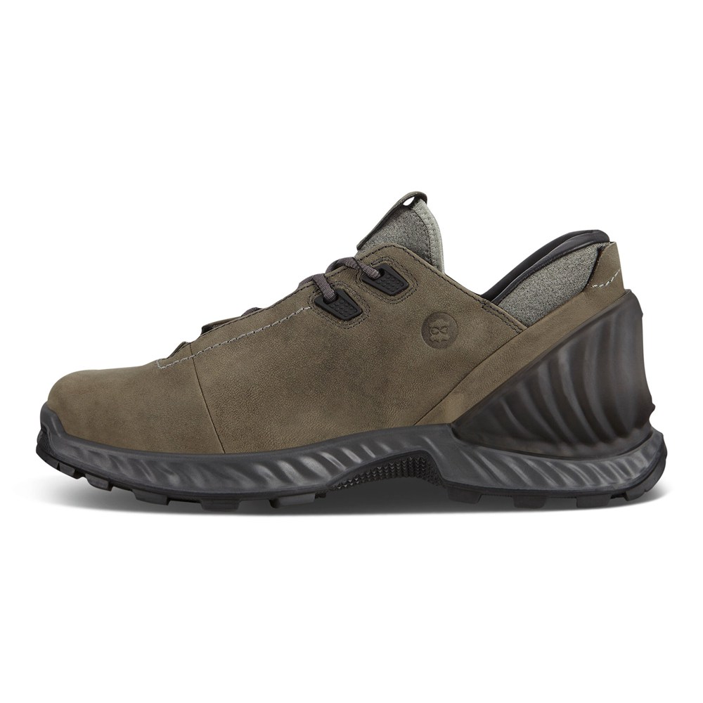 ECCO Mens Hiking Shoes Olive - Exohike Low Gtx - IRG-286754